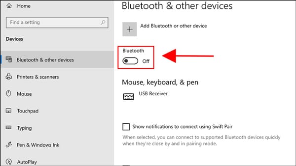 cách mở bluetooth trên laptop